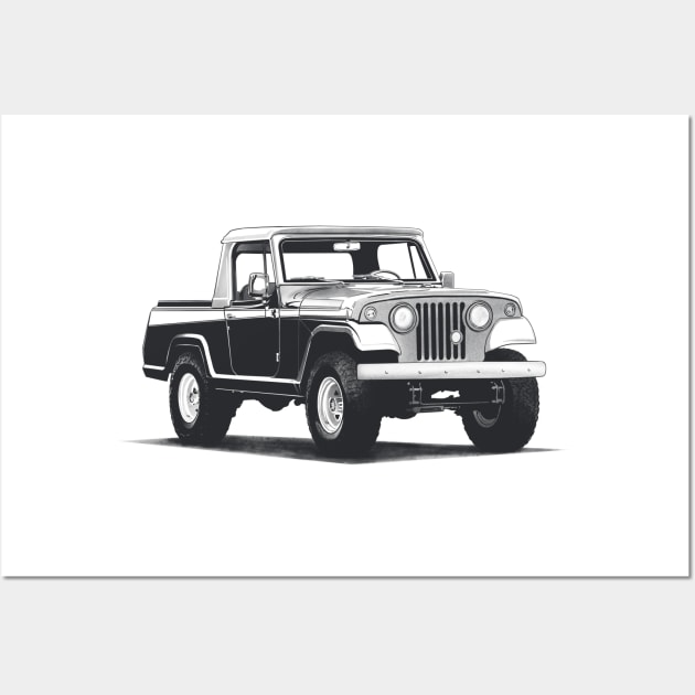 Jeepster commando Wall Art by Saturasi